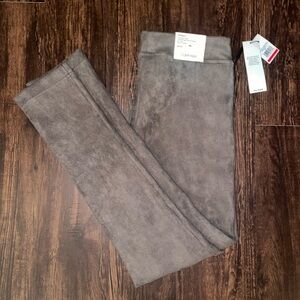 Calvin Klein Brown Faux Suede Pants
